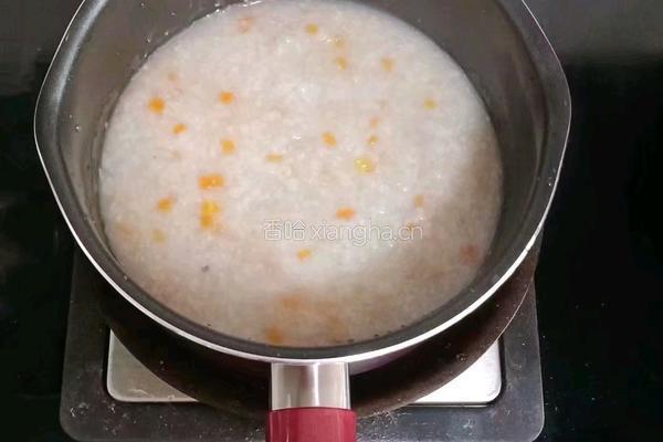 口蘑补锌粥 (宝宝辅食）的做法图解11