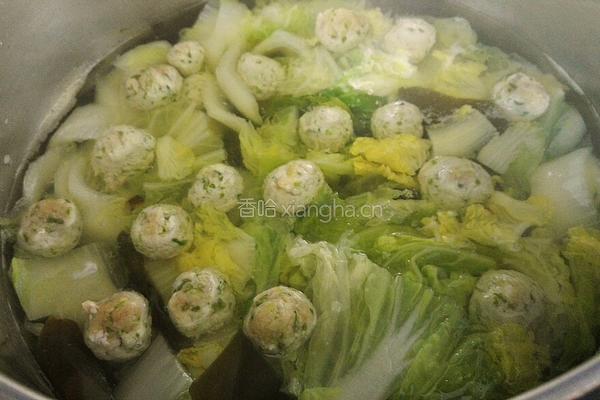 白菜海带圆子汤的做法图解13