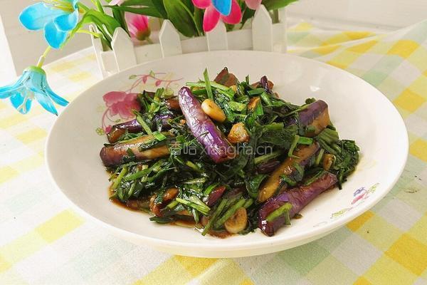 茄子炒韭菜的做法图解18
