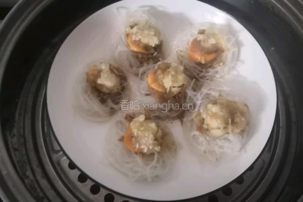 粉丝蒸扇贝的做法图解12