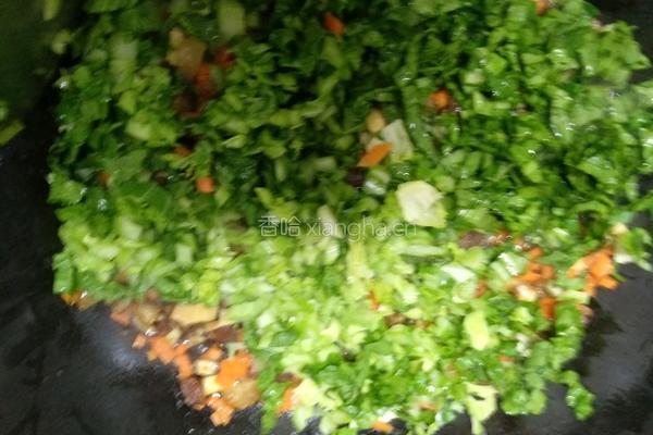 腊肉芥菜炒饭的做法图解7