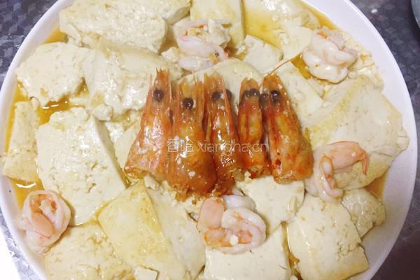 鲜虾豆腐的做法图解8