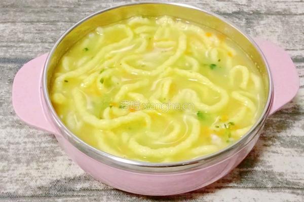 虾仁鸡蛋面线 (宝宝辅食）的做法图解15