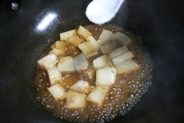小葱烧豆腐的做法图解7