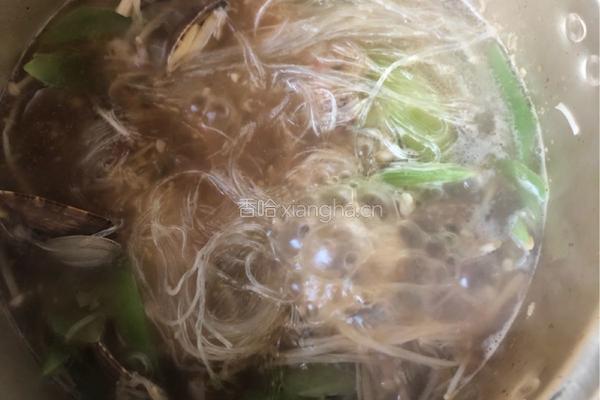 蒜蓉花甲粉丝的做法图解4