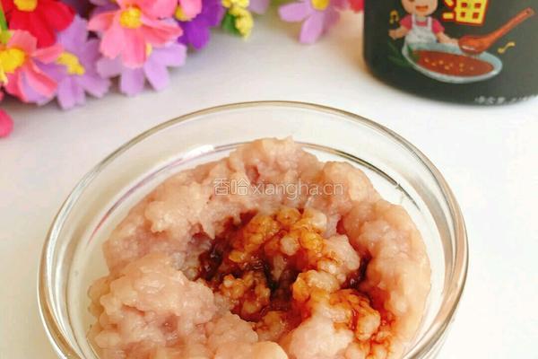 燕麦蒸肉丸的做法图解4