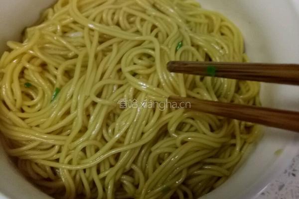 葱油拌面的做法图解7