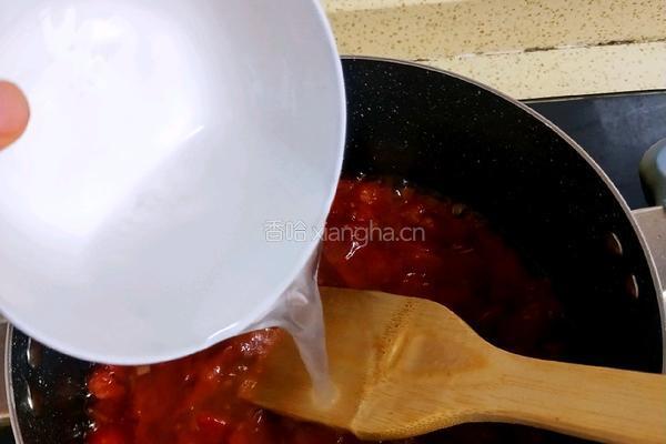 小番茄鸡蛋打卤面(宝宝辅食）的做法图解8