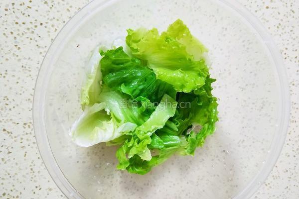 海鲜沙拉(减脂餐）的做法图解3