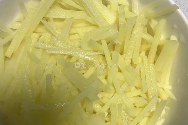 醋溜土豆丝的做法图解2