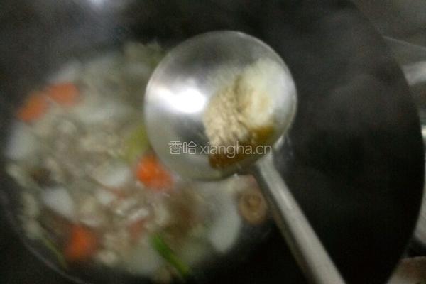 肉片双色萝卜汤的做法图解5