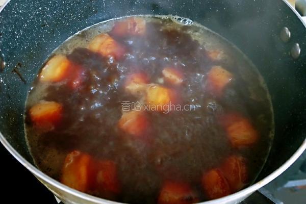 茭白红烧肉(无油版）的做法图解10