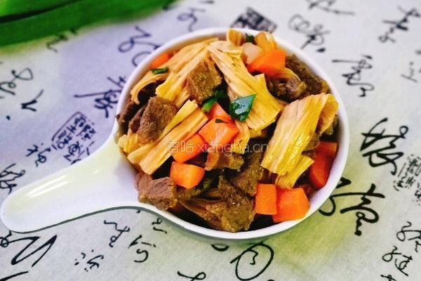 牛肉腐竹煲的做法图解16