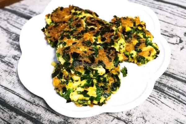 韭菜豆腐饼的做法图解18