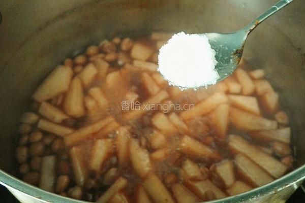 白萝卜花生牛肉丸子汤的做法图解11