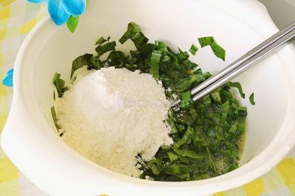 油麦菜鸡蛋煎饼的做法图解4