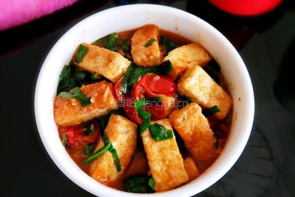 圣女果烧豆腐的做法图解17