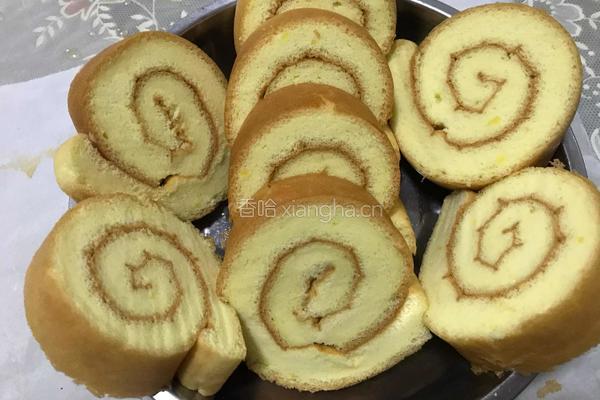 原味鸡蛋糕卷(小四卷)的做法图解20
