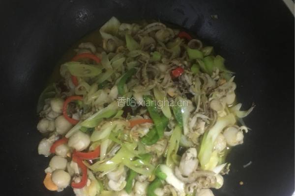 炒扇贝肉的做法图解5