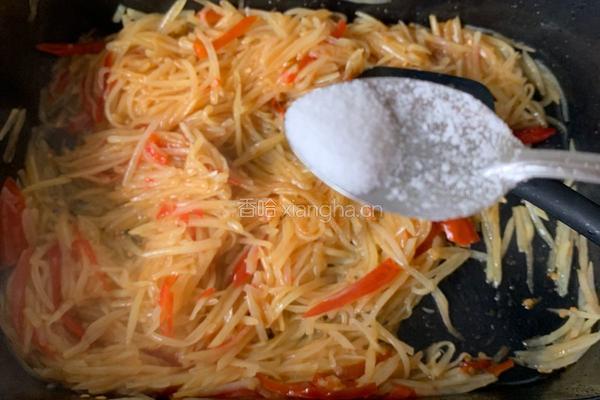 酸辣土豆丝的做法图解6