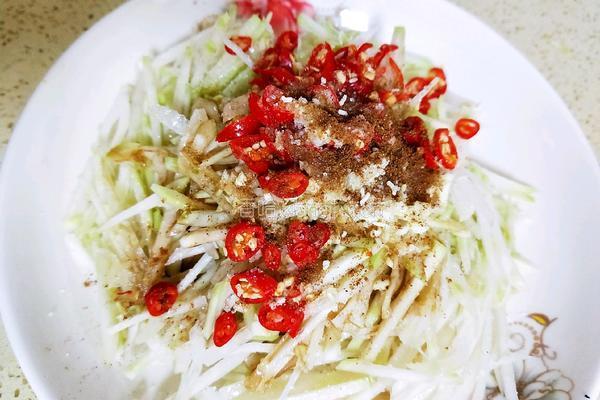 炝拌苤蓝(减脂菜）的做法图解7