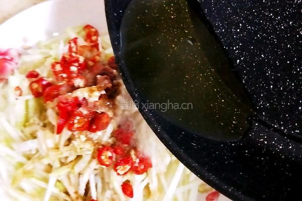 炝拌苤蓝(减脂菜）的做法图解8
