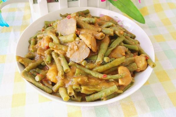 芋头烧豆角的做法图解18