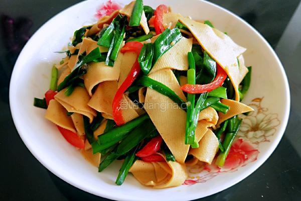 韭菜炒千张的做法图解14