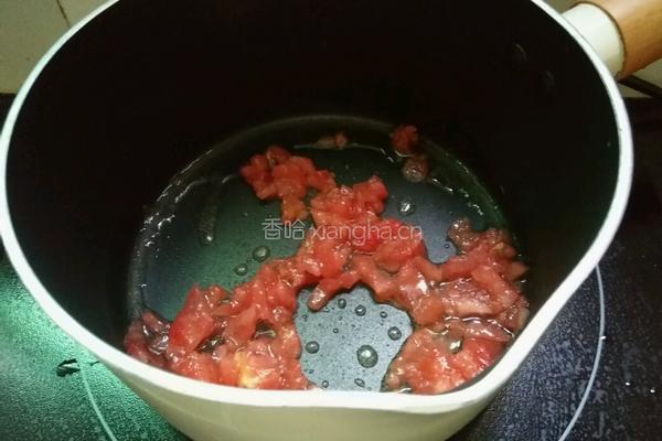 西红柿鸡蛋面线的做法图解5