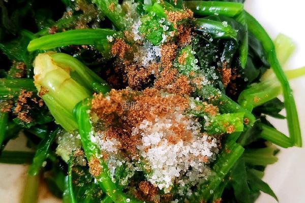 菠菜拌花生的做法图解11