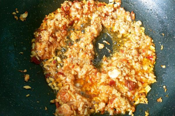 豆角炒肉沫的做法图解13