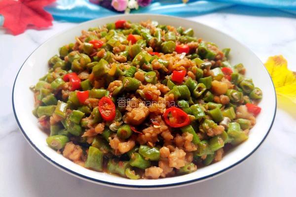 豆角炒肉沫的做法图解20