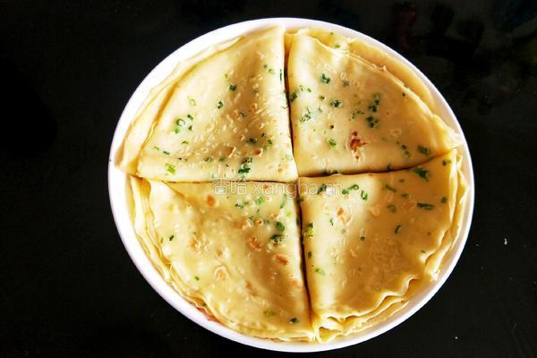 葱花鸡蛋饼的做法图解12