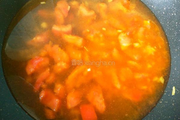 夏日轻食茄汁菌菇豆腐汤的做法图解11