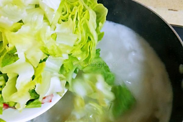 白萝卜拌汤的做法图解11