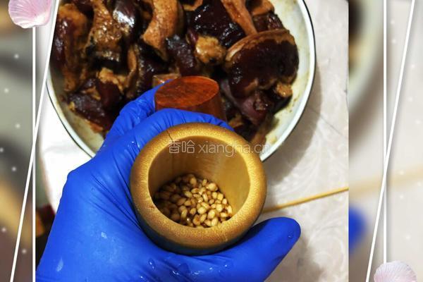 竹筒粽子、肉粽子的做法图解7