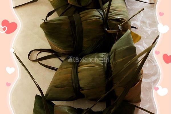 竹筒粽子、肉粽子的做法图解9