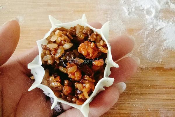 肉末糯米烧麦的做法图解19