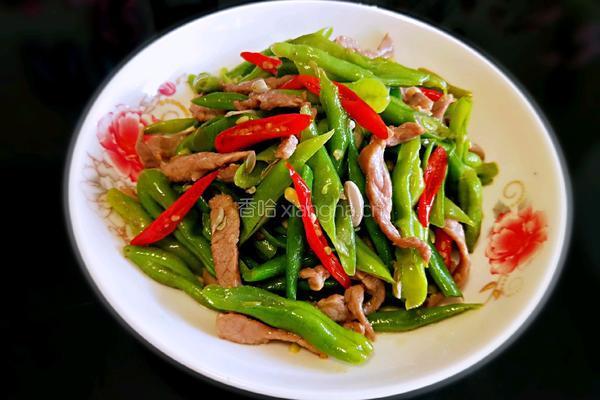 豆角炒肉丝的做法图解22
