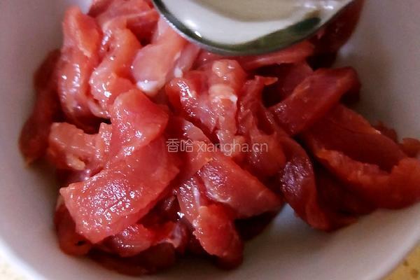 豆角炒肉丝的做法图解4