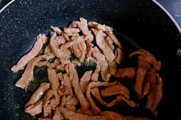 豆角炒肉丝的做法图解14