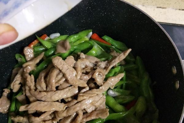 豆角炒肉丝的做法图解19