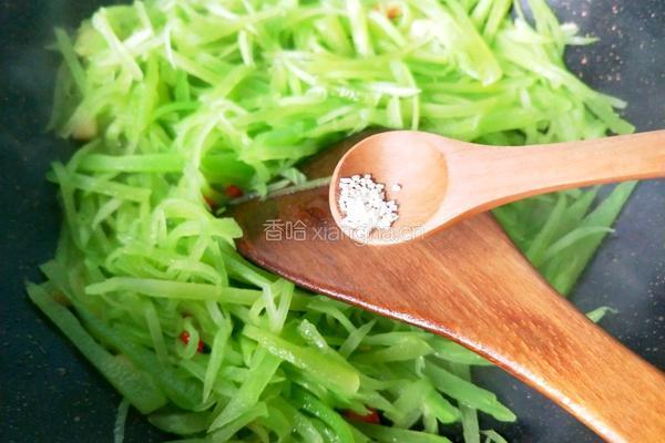 夏日清爽轻食#脆爽莴苣丝的做法图解9