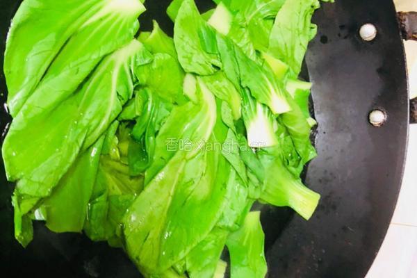 白灼青菜的做法图解1