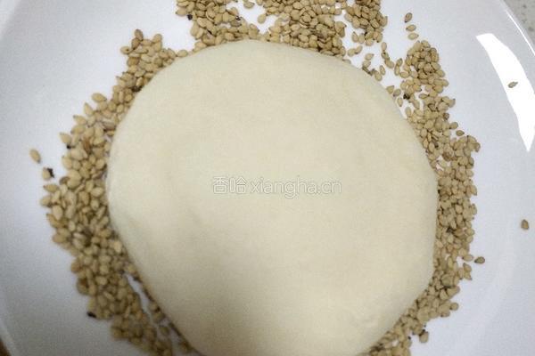 豆沙发面饼的做法图解9