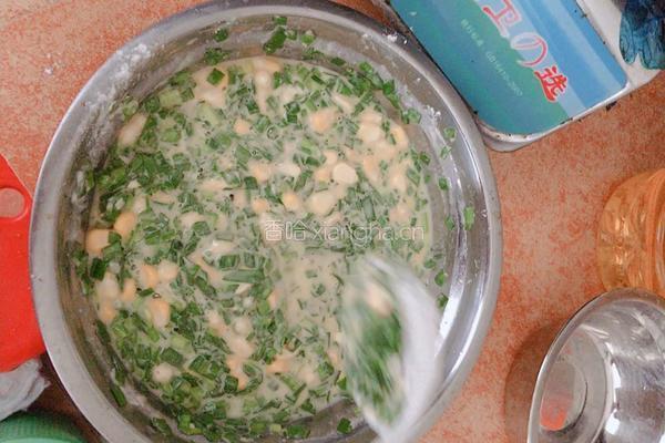 菲菜玉米饼的做法图解5