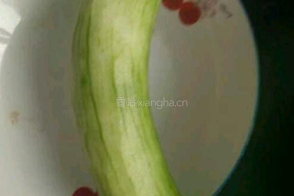 蒜蓉丝瓜的做法图解2
