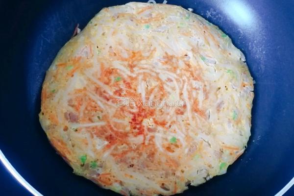 11M 杂蔬鸡蛋面条饼 宝宝辅食营养食谱菜谱 的做法图解8