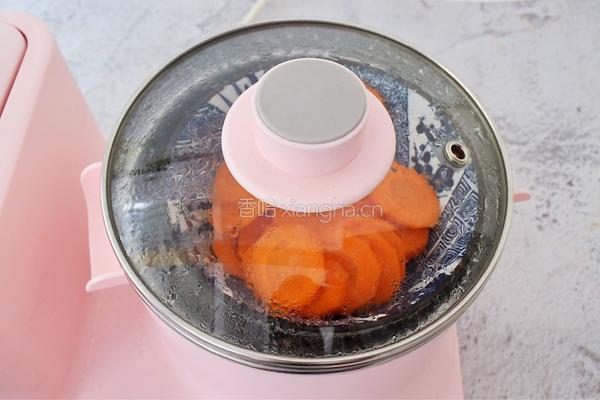 胡萝卜奶香小饼的做法图解3