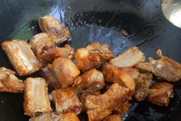 排骨豆角焖面的做法图解2